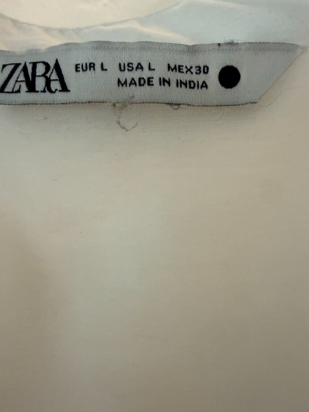 Zara Sea Motif Beach Embroidered Tunic Dress Cover-up Size Large Womens - Picture 8 of 8